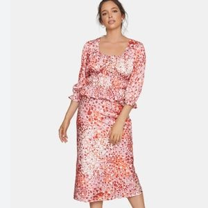 Nordstrom, Lost + Wonder The Wild Side Top and Midi skirt 2 piece dress - Medium